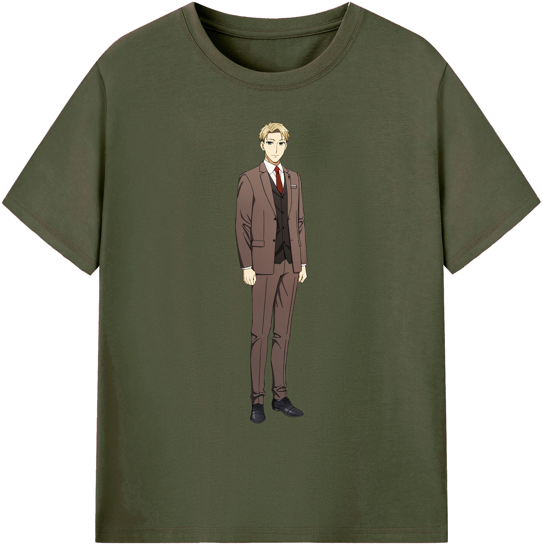 （画像用） SPY×FAMILY间谍家家酒 綿100％ メンズ半袖Tシャツ｜肌触りやわらか＆通気性